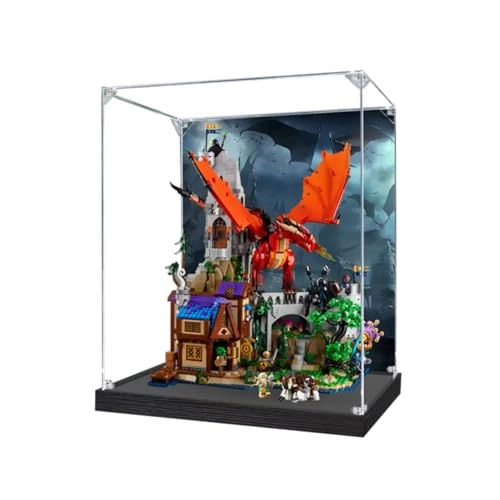 LEGO Figures Display Box (21348) - Dungeons & Dr-agons: Red Dr-agon's Tale