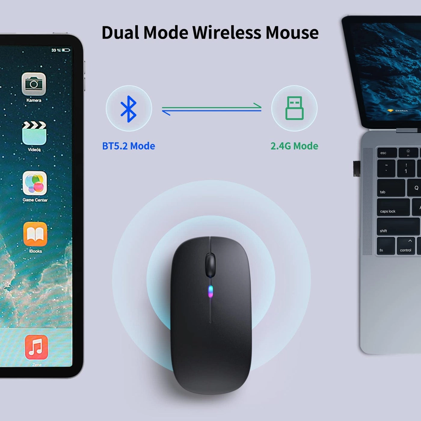 BIIOONES Mouse - Bluetooth USB