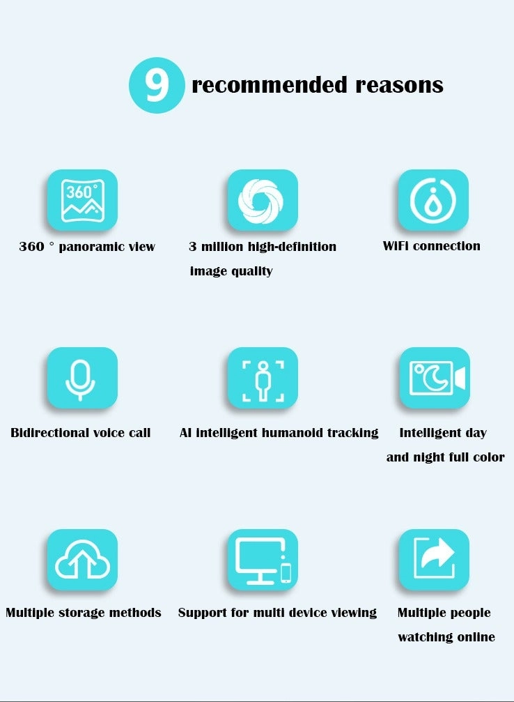 Wireless WiFi Camera 1080p