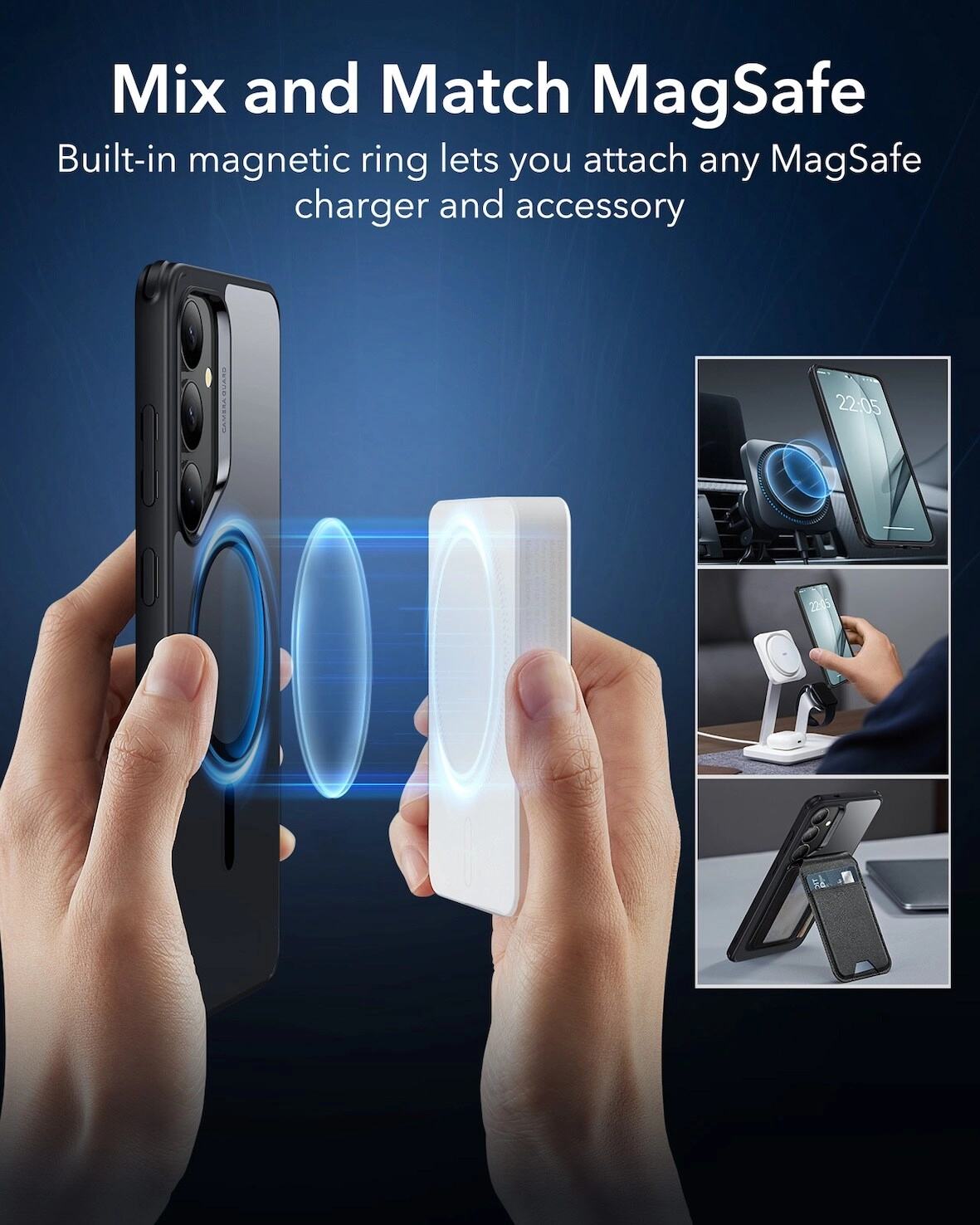 Classic HaloLock Case Hybrid with MagSafe for Samsung Galaxy S25 Plus