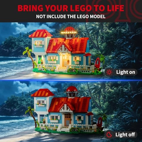 Light Kit for Lego Lilo and Stitch Beach House 43268