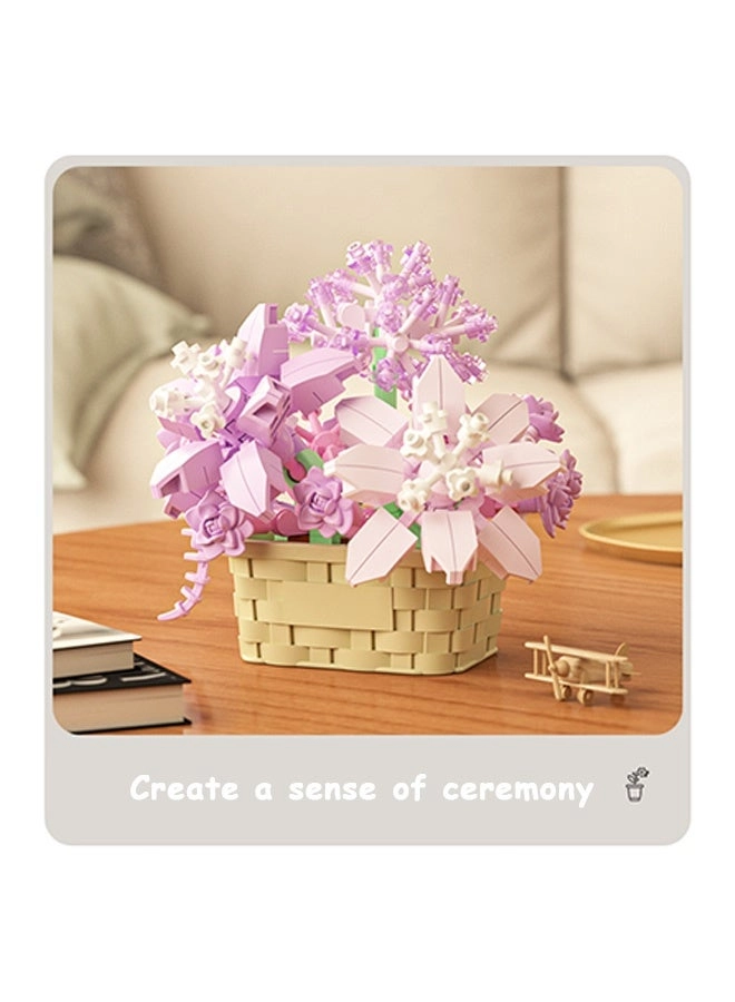 Mini Flowers Building Block Set - Flowerpot Succulent