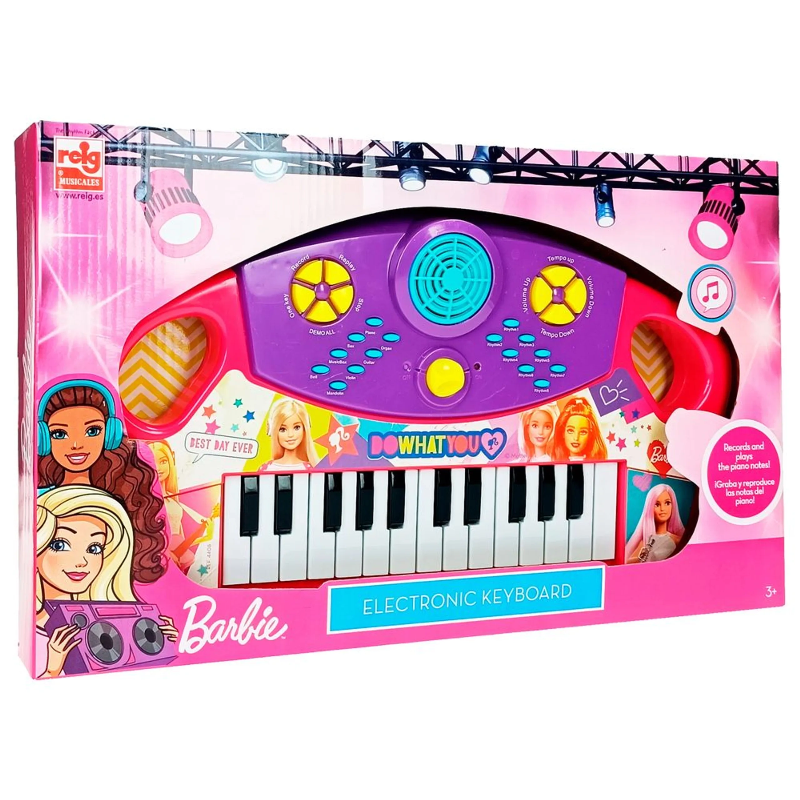 Barbie Electronic Keyboard - 3 years+