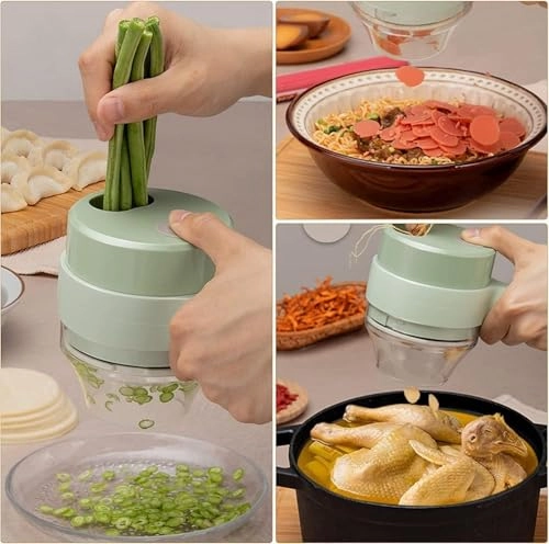 Handheld Electric Vegetable Cutter - Rechargeable battery