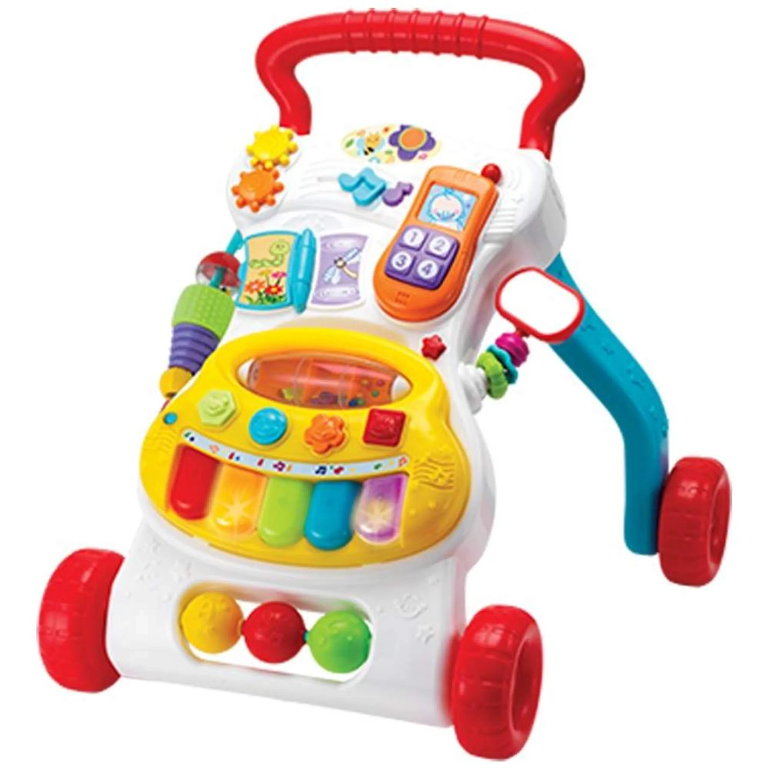 WinFun Grow With Me Musical Walker - Detachable Piano Keyboard Flashing Lights