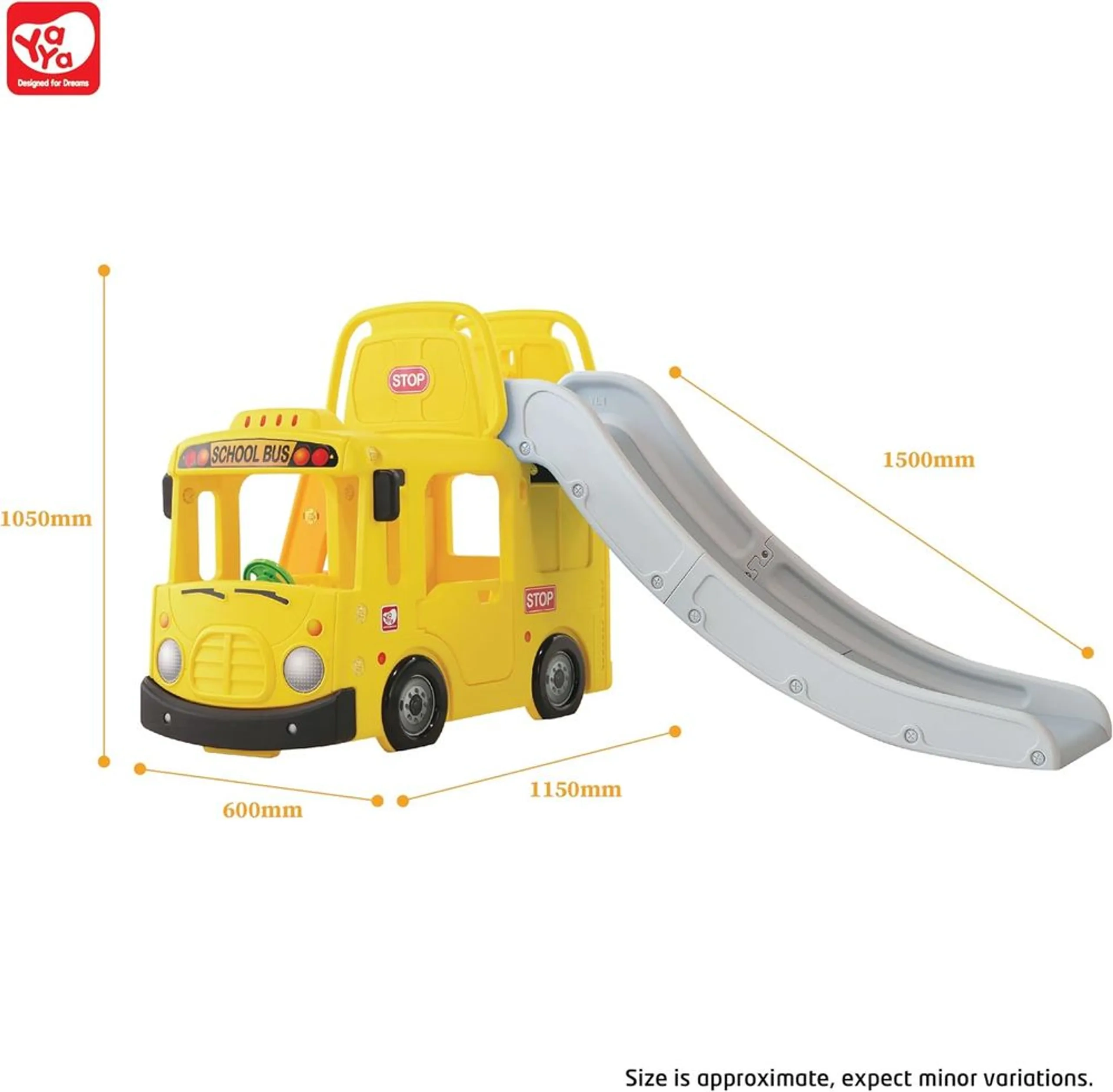 3-In-1 YAYA Bus Slide Set - Melody Suitable for 2 to 6 years