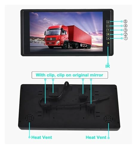 Mirror Monitor - 9 Inch