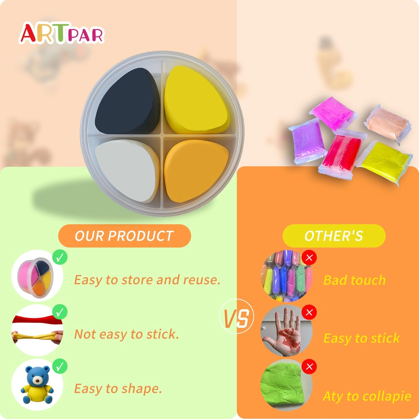 Air-Dry Clay Kit - 12 piece(s)