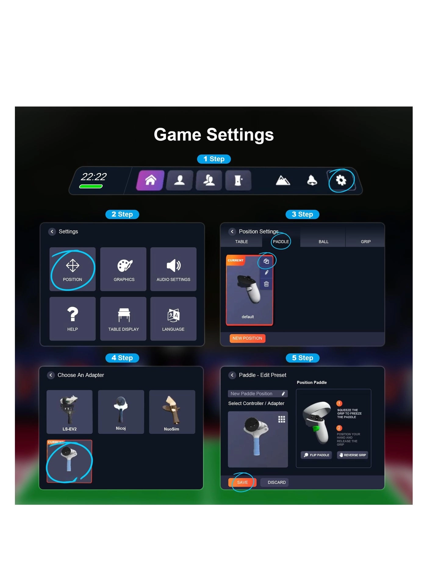 VR Table Tennis Paddle - Quest 3