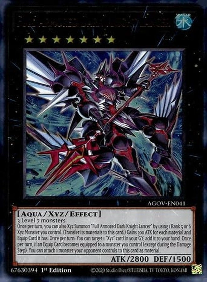 Yu-Gi-Oh! Full Armored Dark Knight Lancer AGOV-EN041