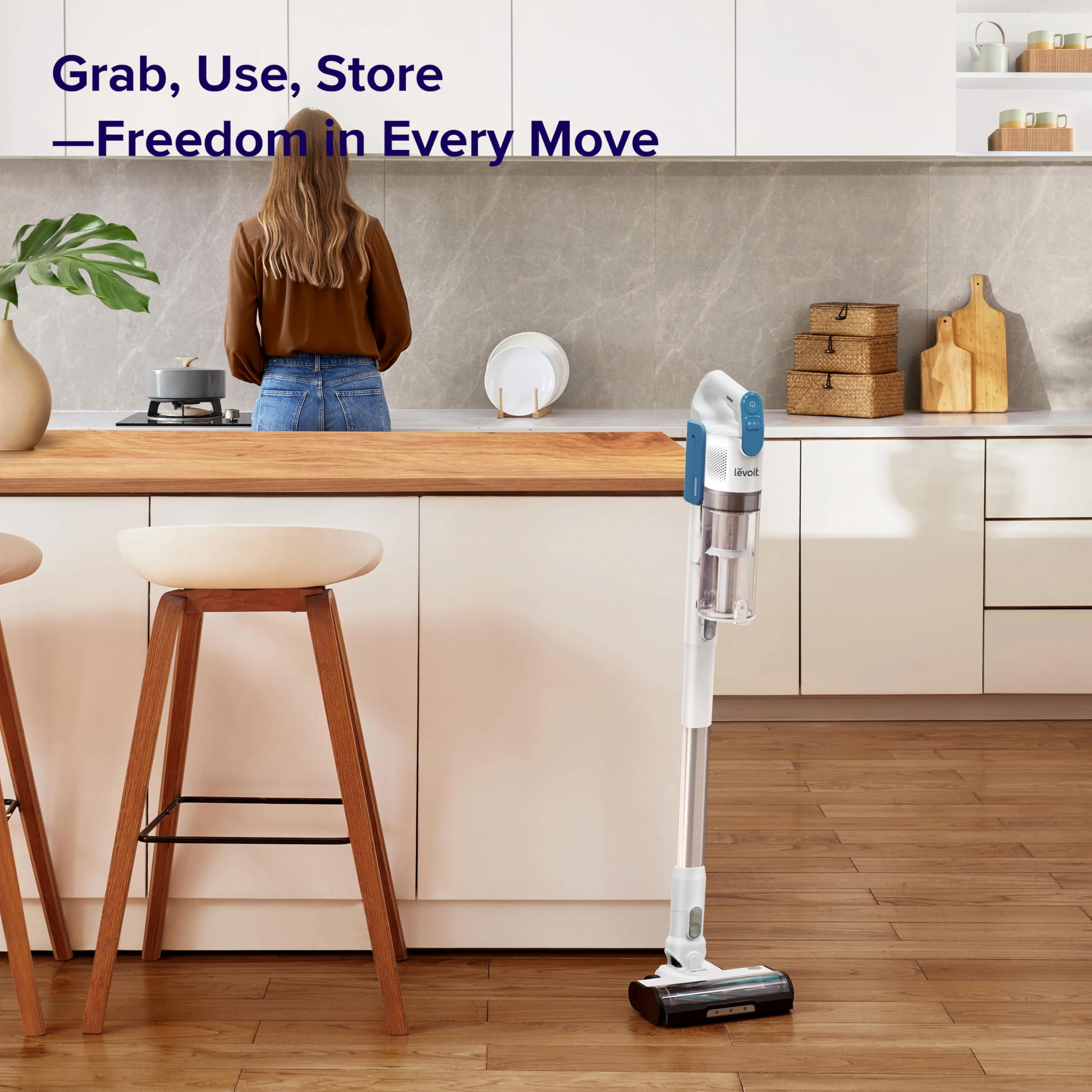 LSV-V201-WUK - Cordless Stick Vacuum Cleaner 50 minutes