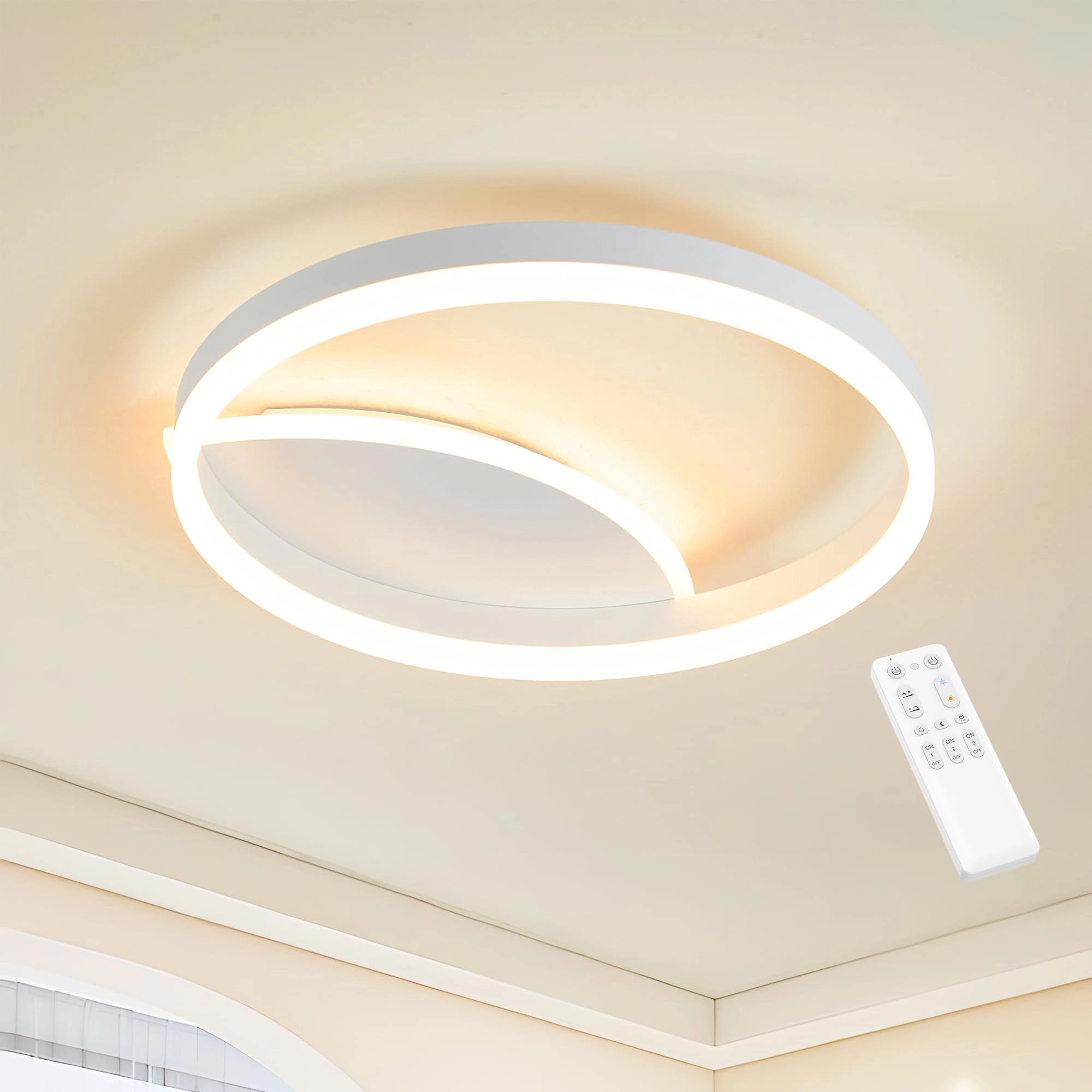 LED Ceiling Light - 3000K-6000K Dimmable
