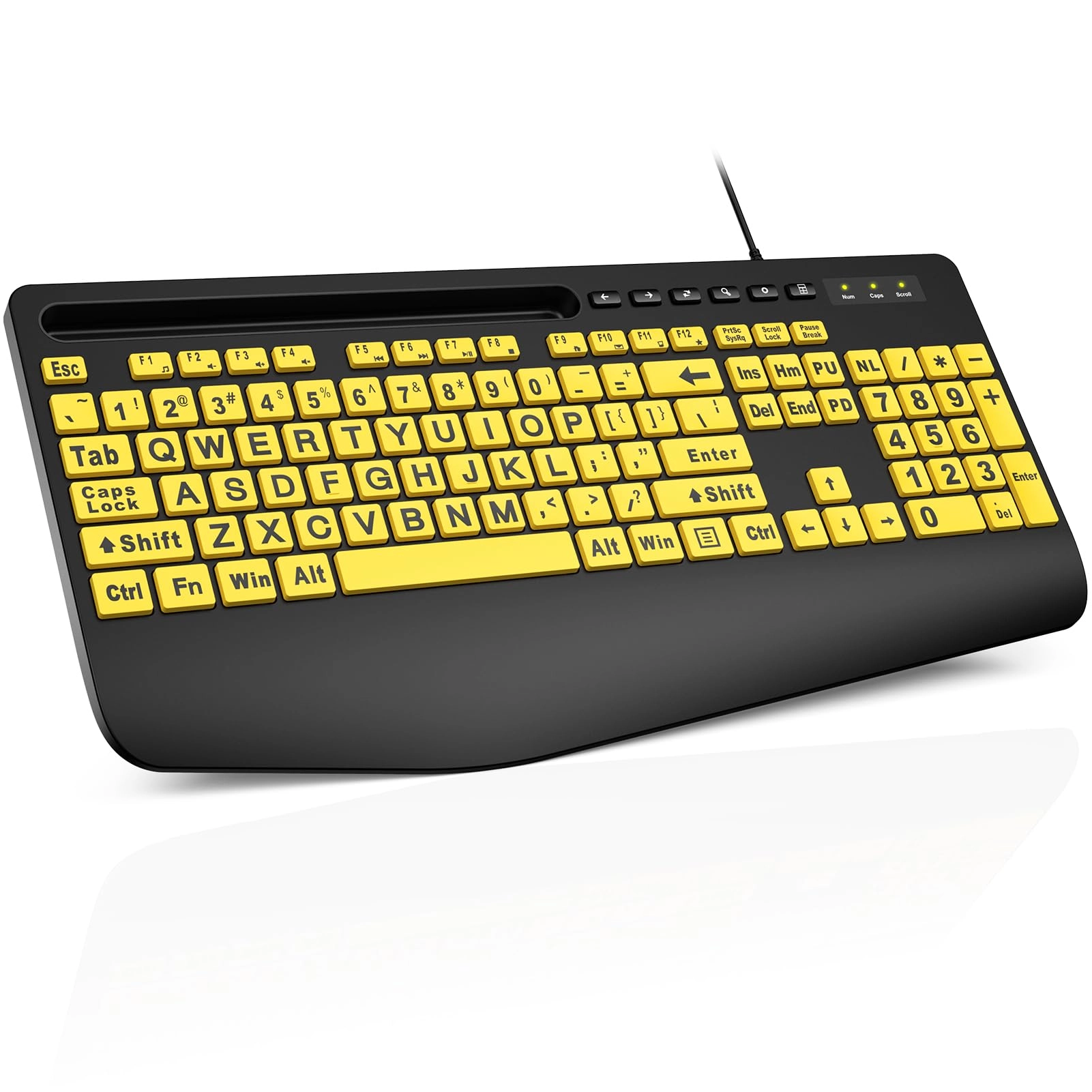 Large Print Backlit Keyboard - Standard Wired