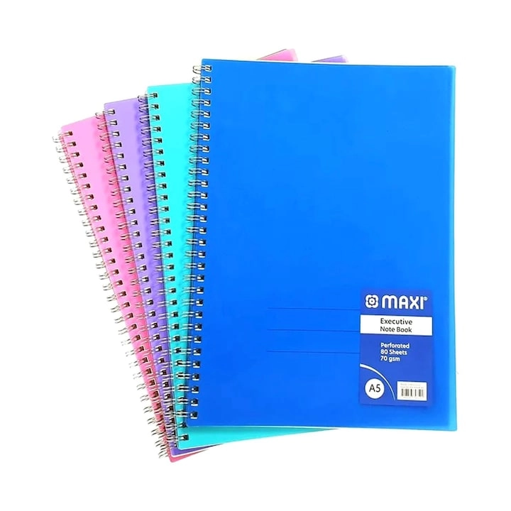 Maxi Executive Notebook A5 Hardcover - Lined 80 Sheets