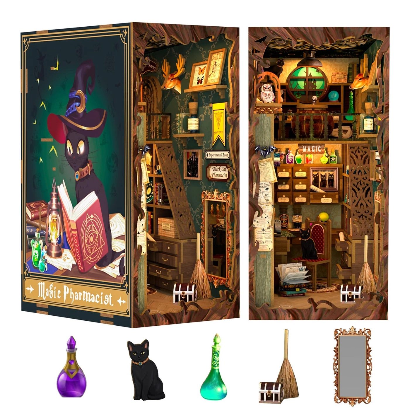 Fsolis Book Nook Kit - Rose Detective Agency