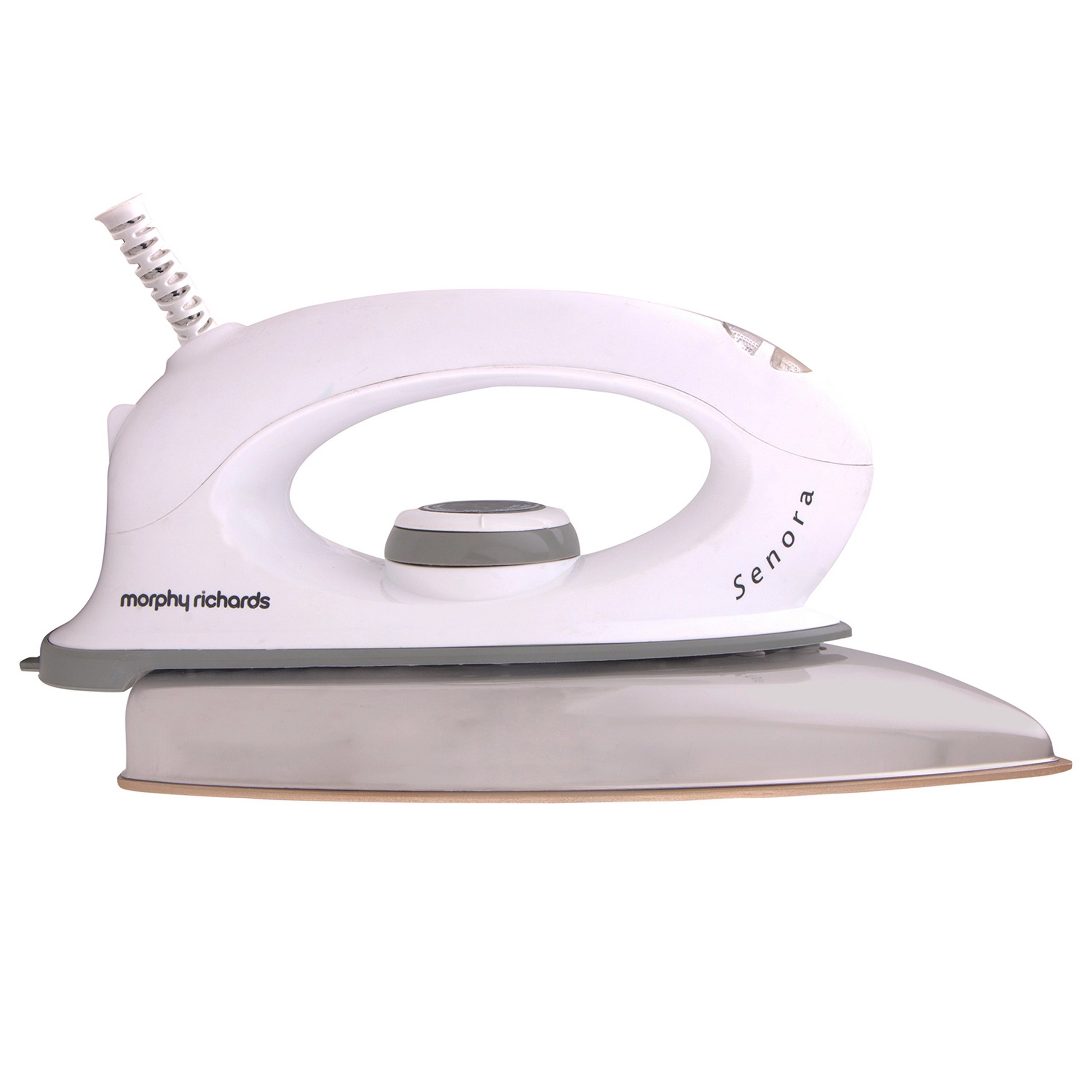 Dry Iron - 1000 W Teflon Coated Non-Stick Soleplate