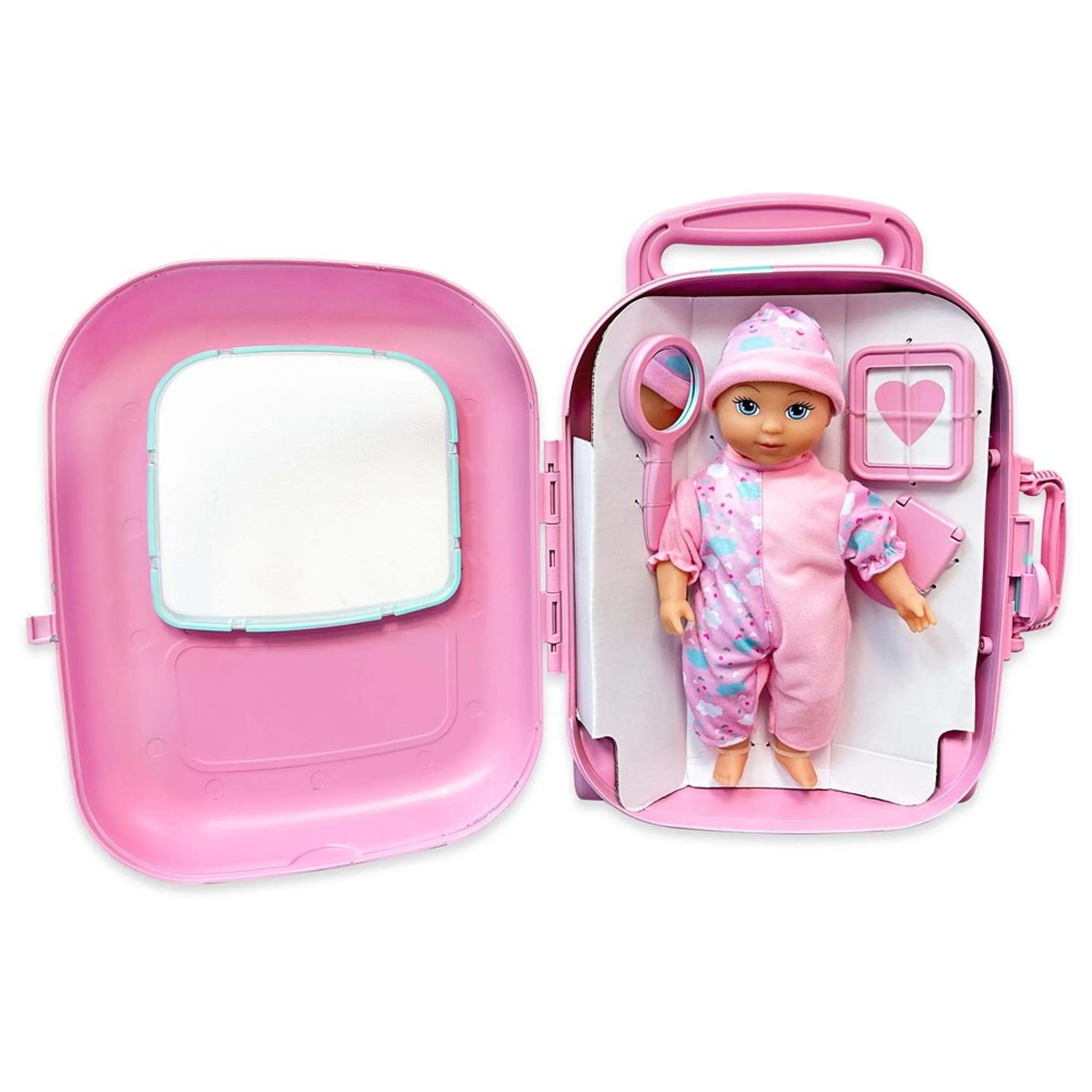 GIRL WITH TROLLEY - 28CM
