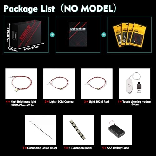 Light kit Compatible with Lego 10357 Shelby Cobra 427 S/C - Standard Version