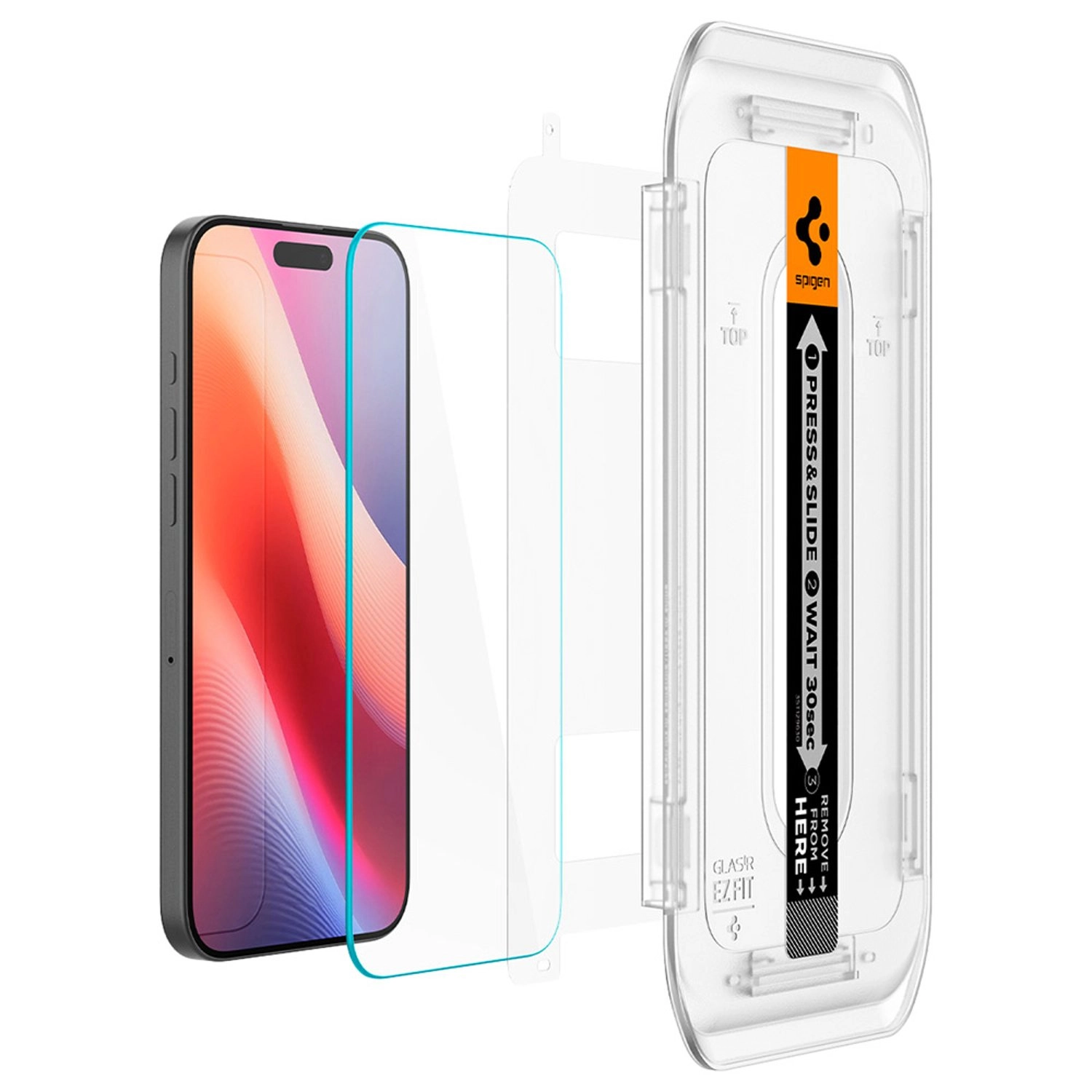 Spigen Clear Tempered Glass Screen Protector for iPhone 16 Pro
