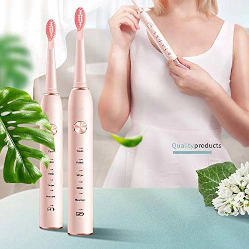 Sonic Toothbrush - 8 Brush Heads 5 Modes 60 Days