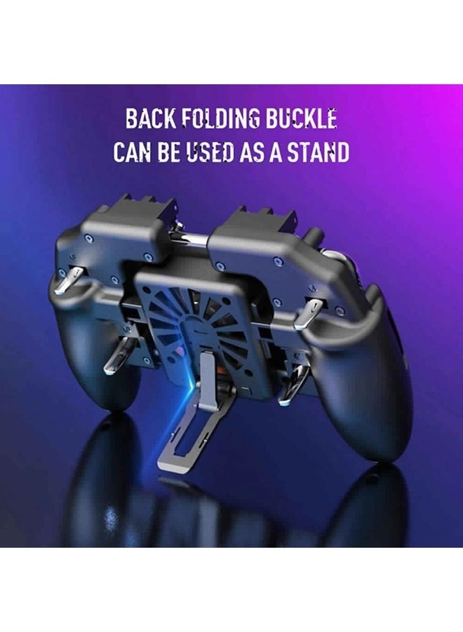 Six Finger Cooling Fan Phone Game Controller - wireless