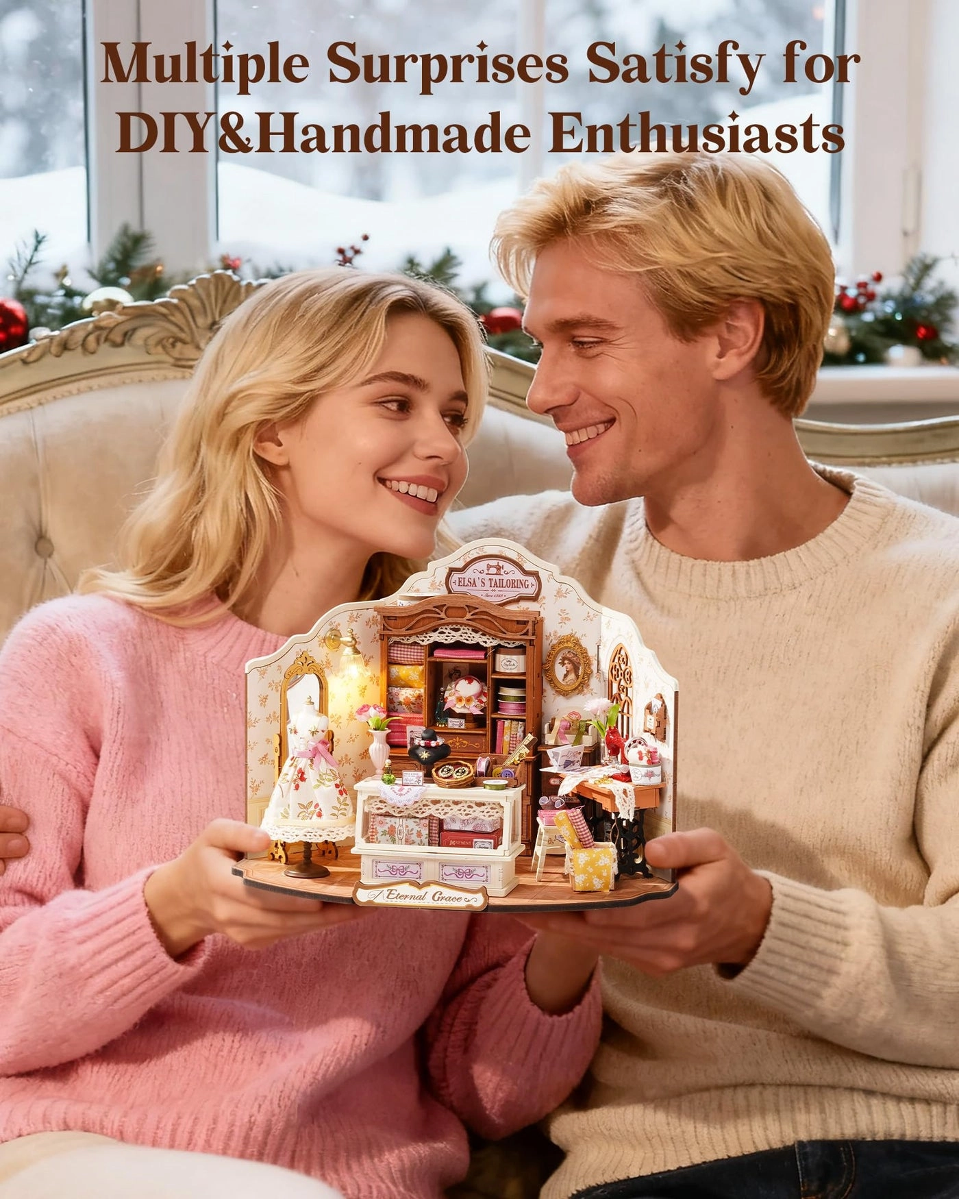 Elsa's Tailoring - DIY Miniature House Kit