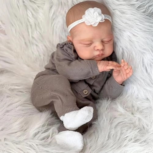 Pascale Reborn Baby Doll - 18 inch Vinyl sleeping Ages 3+