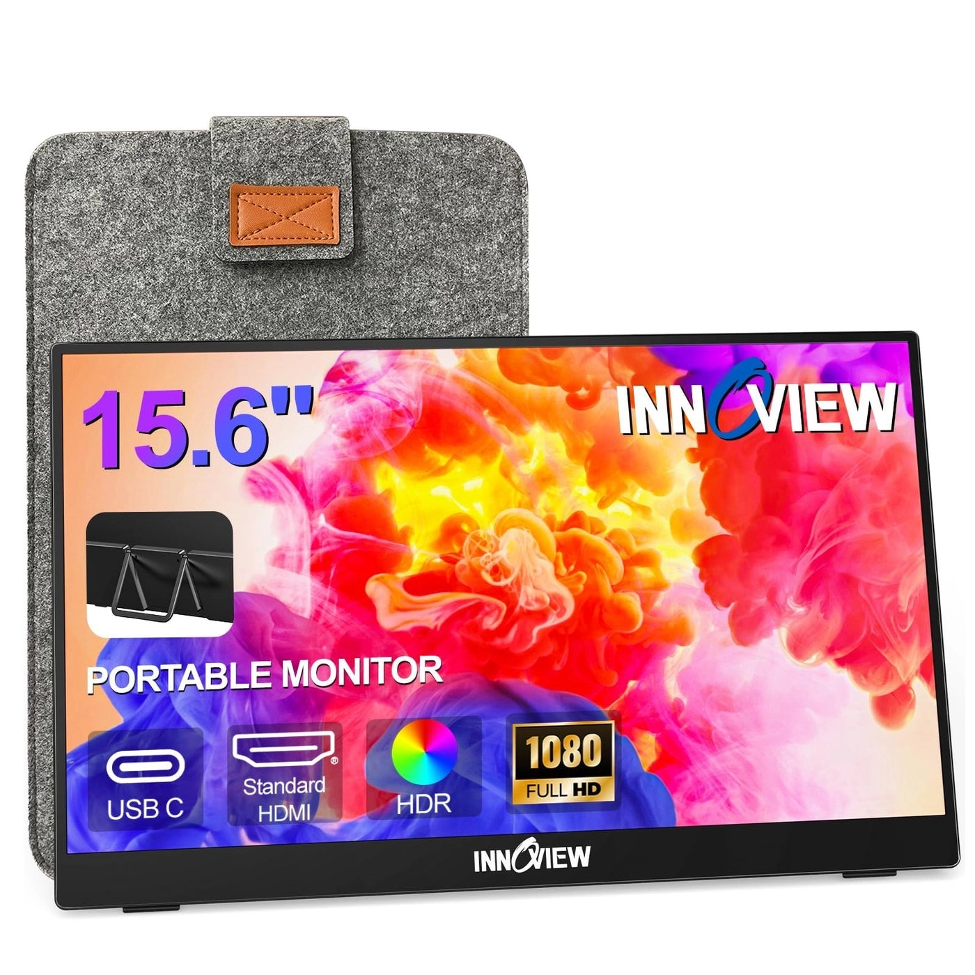 InnoView Portable Monitor - 1080P 15.6"