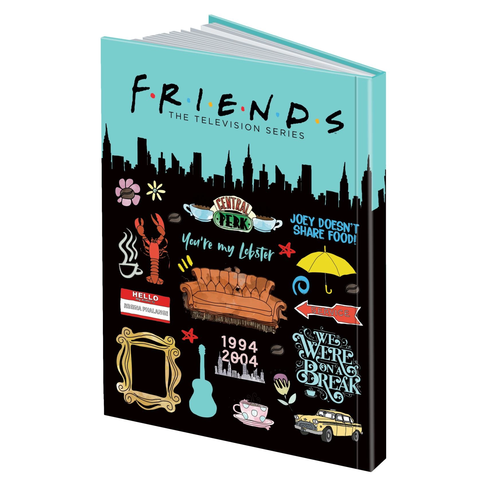 Disney Friends The Television Series Notebook 16x22cm Hardcover - 100 Sheets
