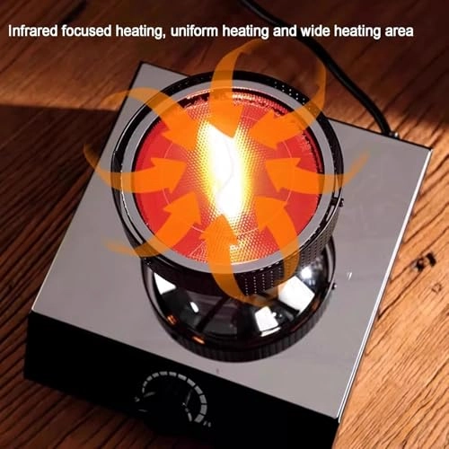 Siphon Coffee Maker - 2-Cup Halogen Lamp Heater