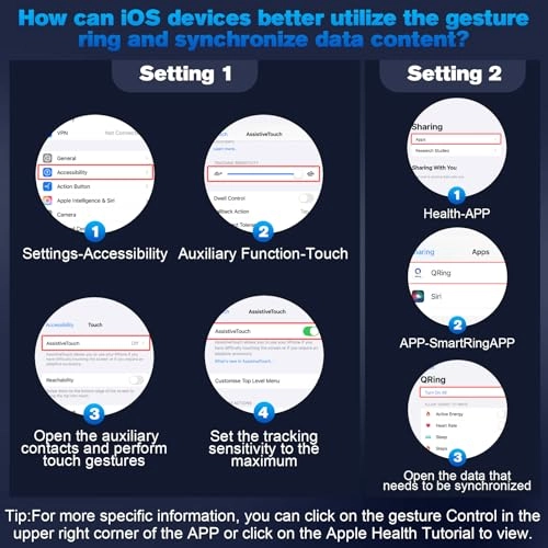 Smart Ring - LED Dispay Screen Heart Rate Sleep Tracker