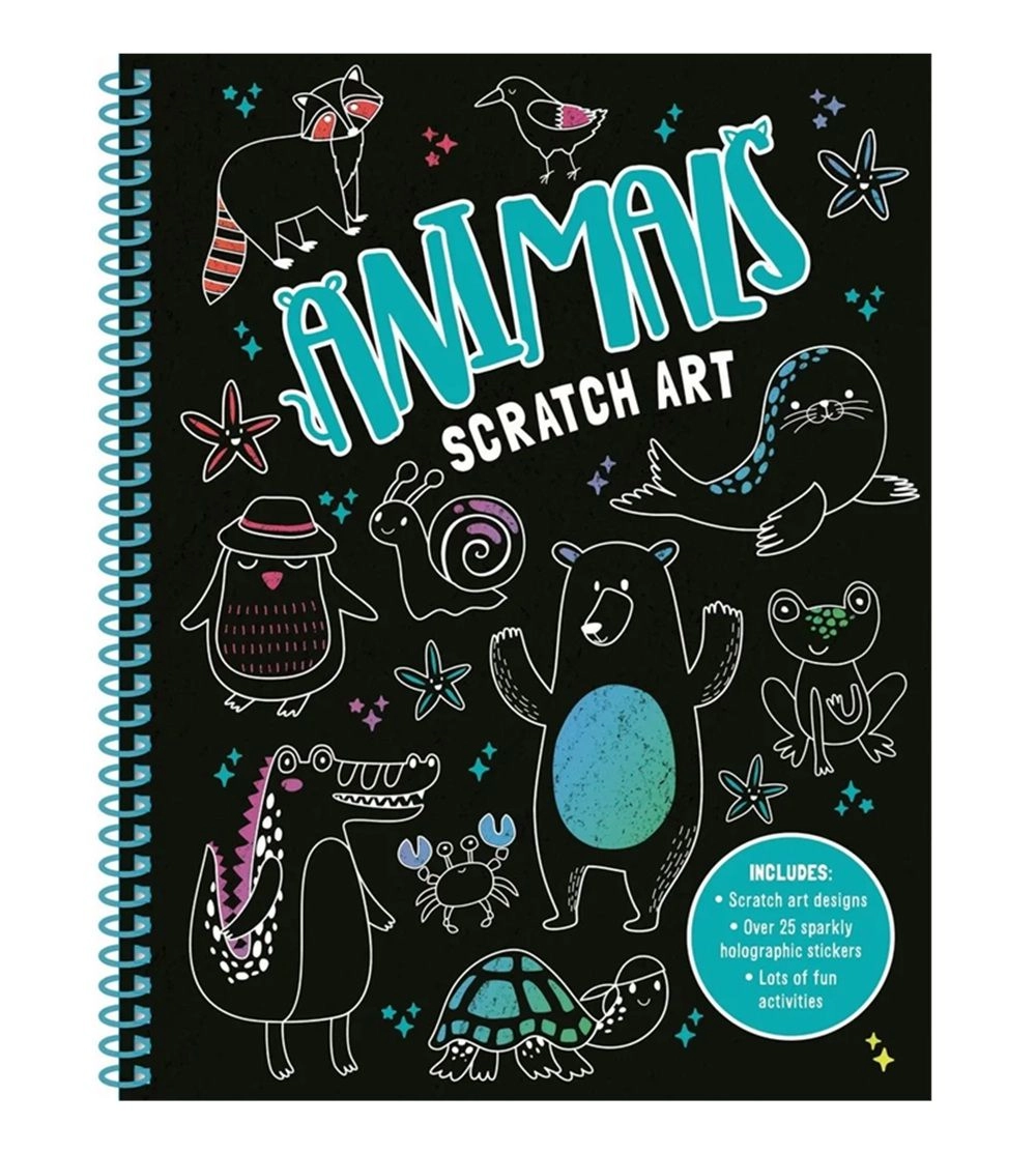 Edu Fun Scratch Art Animals - 5+ years