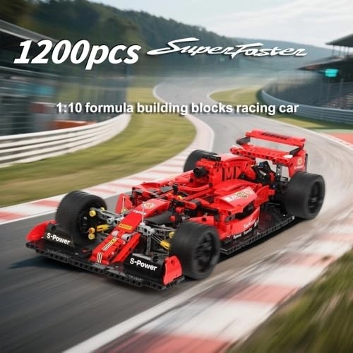 1:14 MOC Sports Vehicle Model Kit - 1200pcs