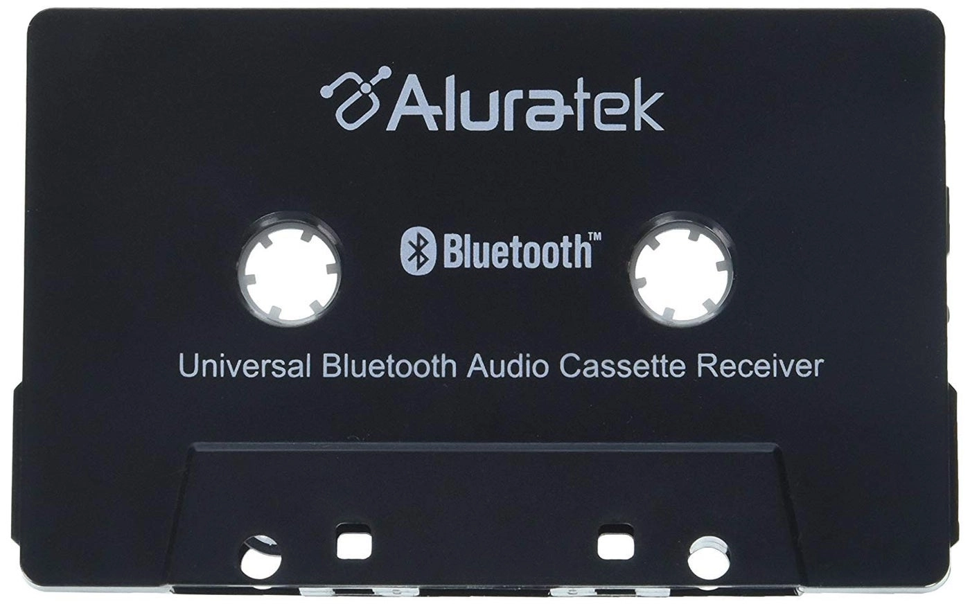 Aluratek Universal Bluetooth Audio Cassette Receiver - Built-in Rechargeable Battery 8 Hours Playtime
