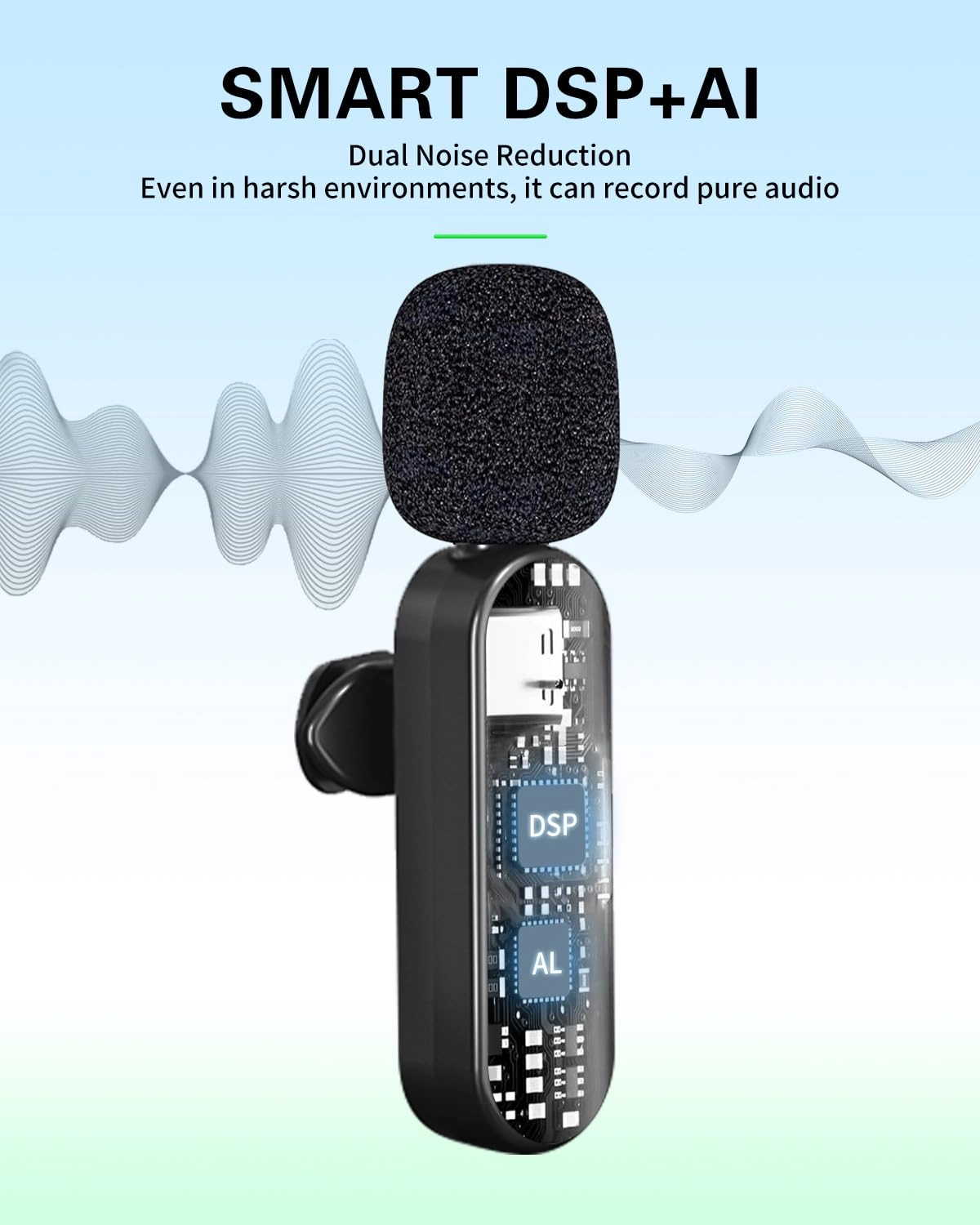 H159 - 2 Wireless Microphone 2.4GHZ