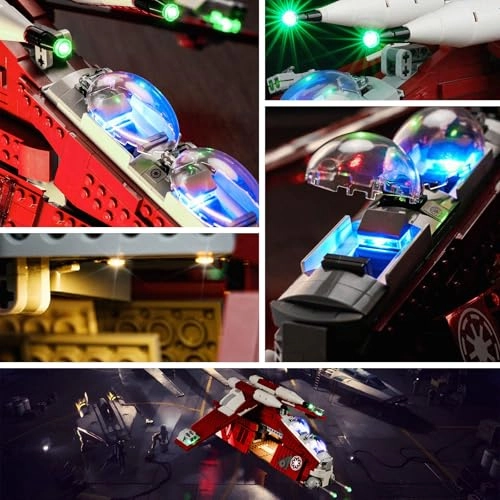 LED Light Kit for LEGO Coruscant Guard Gunship 75354