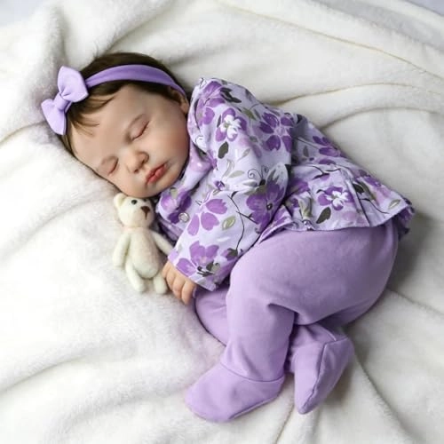 Loulou Reborn Baby Doll - 20 inch Full Body Vinyl Girl Ages 3+