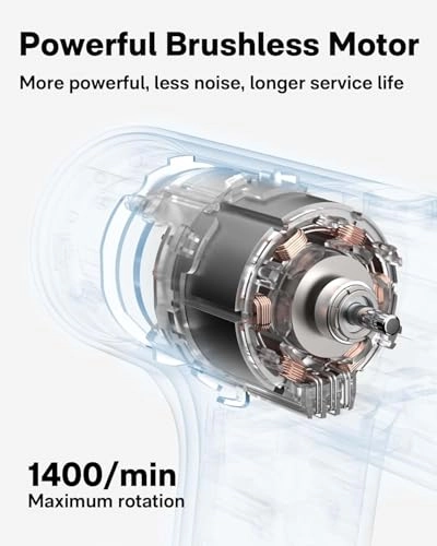 Cordless Brushless Drill - 2000 Milliamp Hours