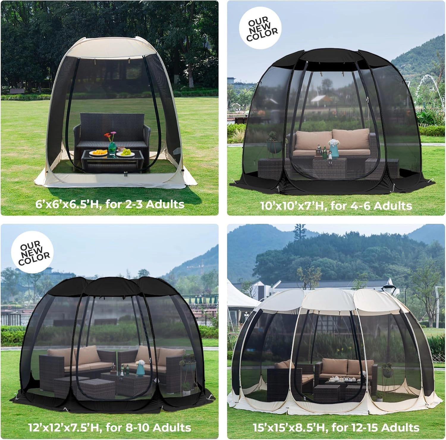 Pop Up Screen House - 9 square meters