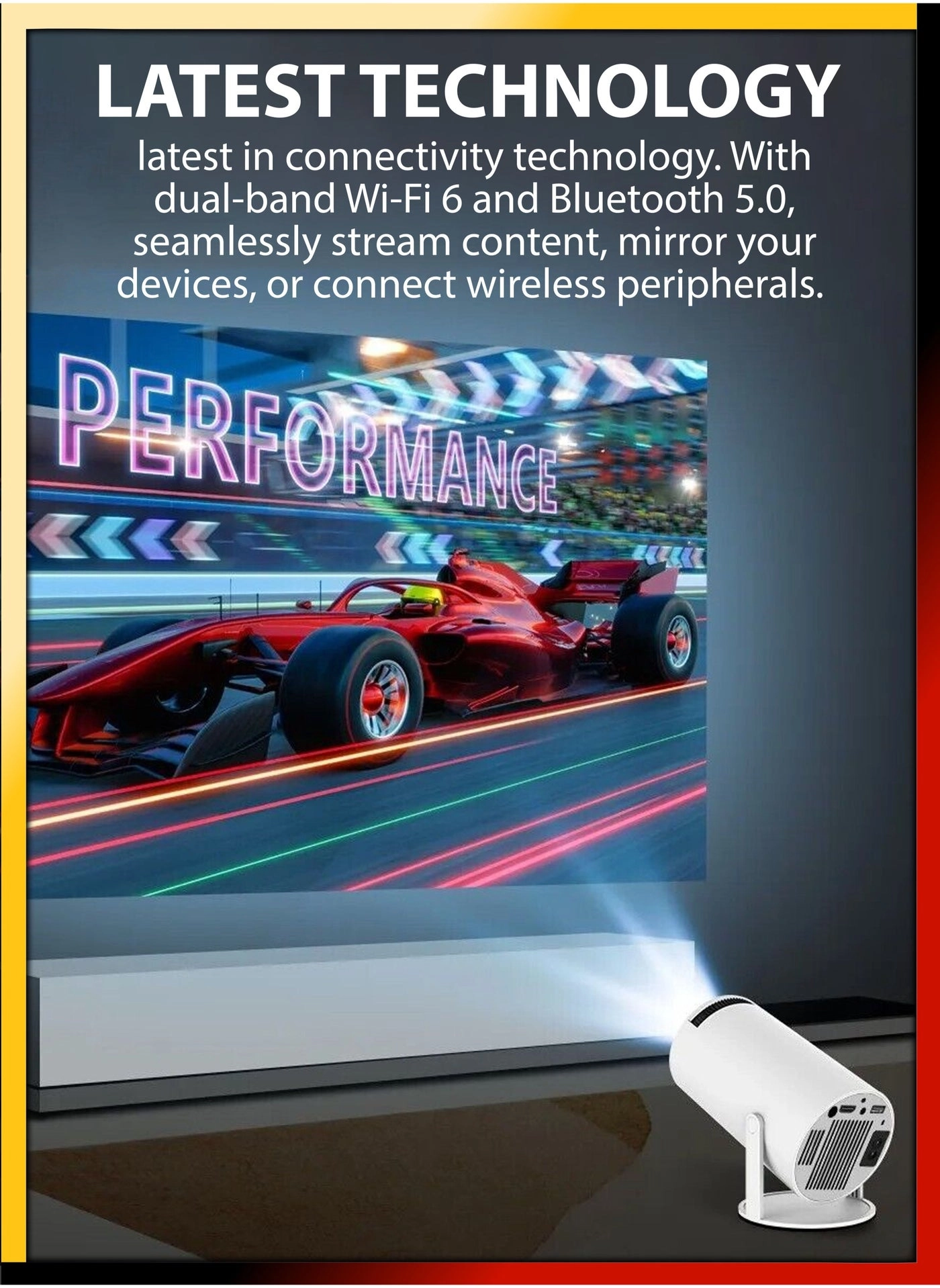 Mini Portable Projector 200 ANSI