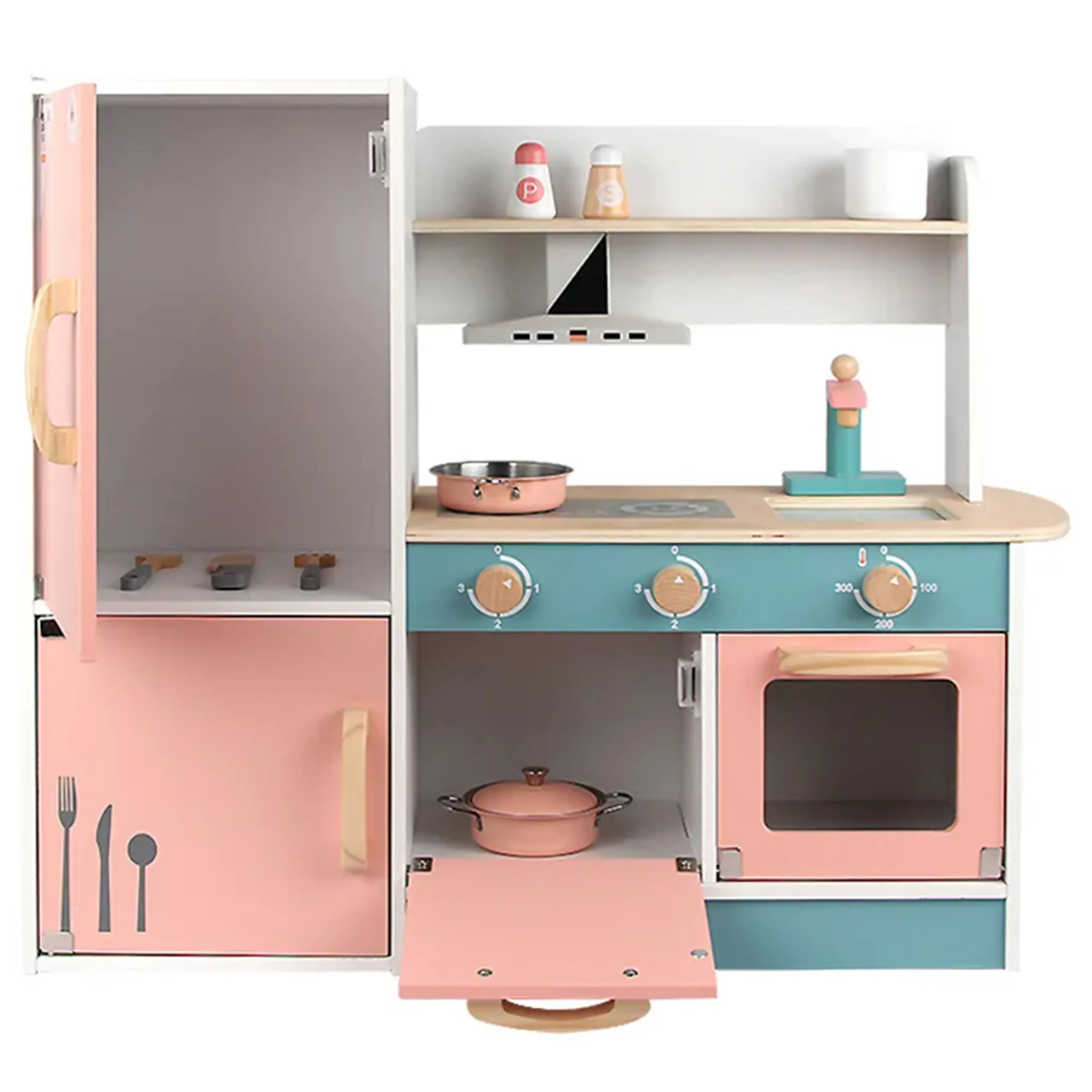 Kids Wooden Kitchen Set - Vintage (GF-MSN21010)