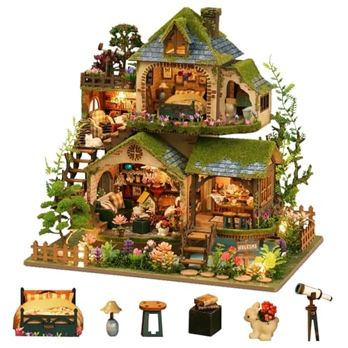 YSWOOD WORLD DIY Miniature House Kit - Forest Adventure
