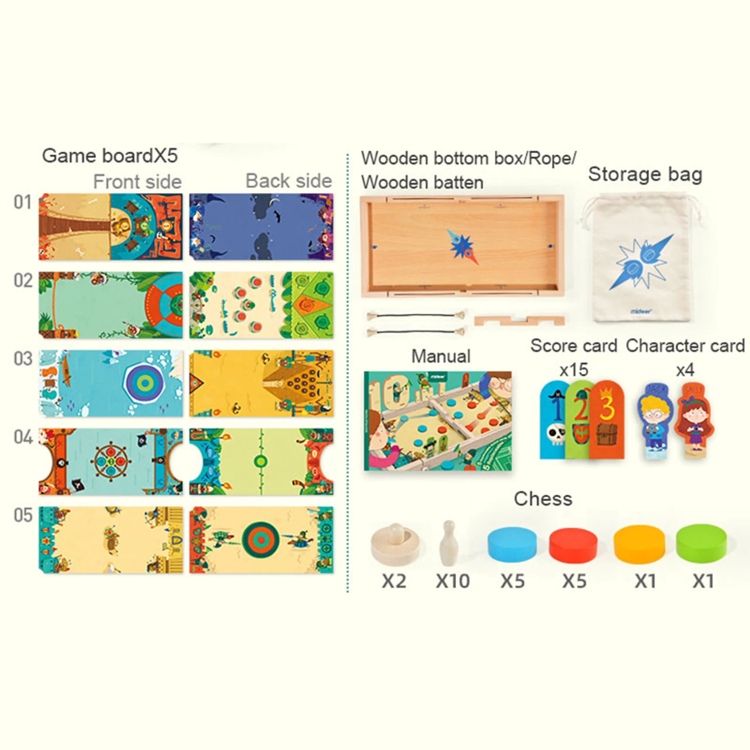 10-in-1 Carrom