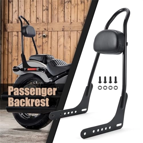 Multi-Purpose Driver Passenger Backrest Sissy Bar - Harley Slim/Deluxe/Heritage 2018-2022 2019 2020 2021