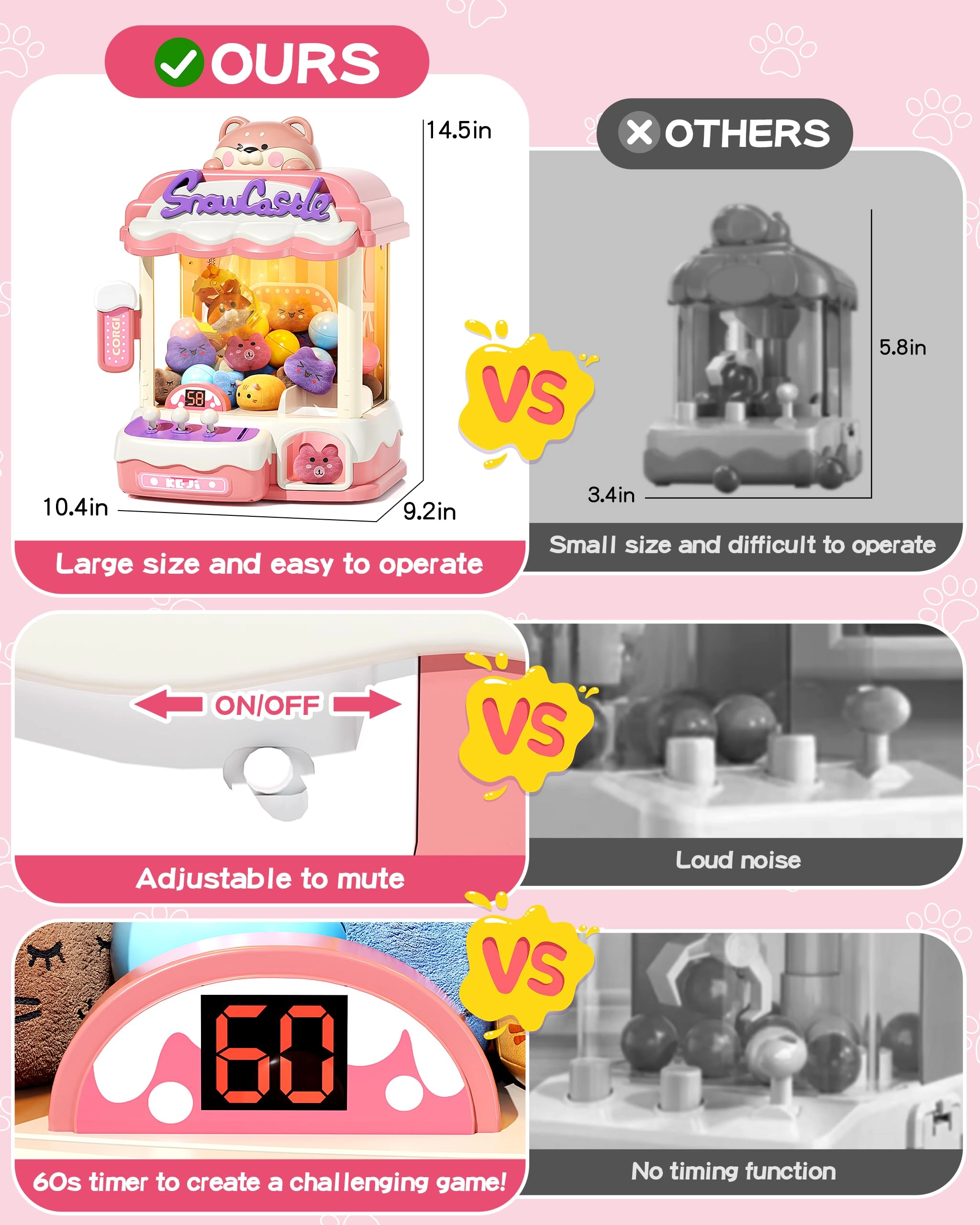 jovow Claw Machine Kitty - 3 years+