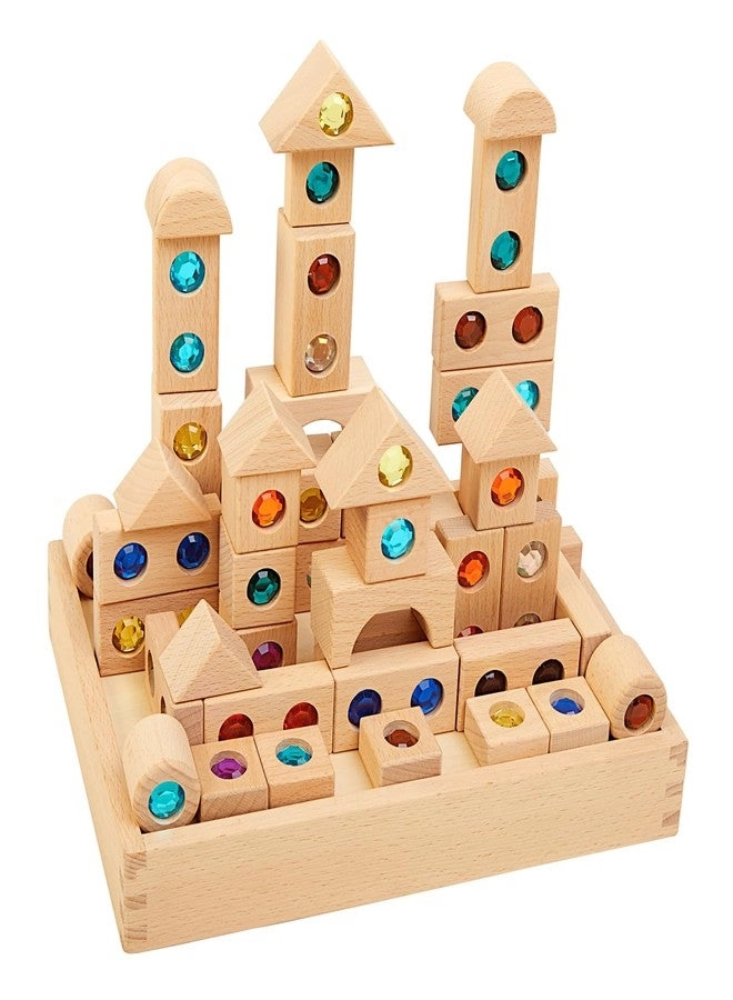 Wooden Gem Blocks - 50pcs