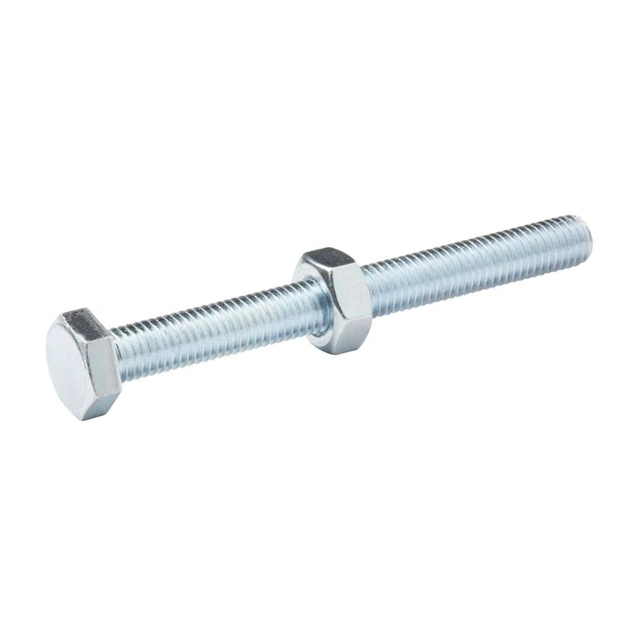 M10 Hex Bolt & Nut - 100mm