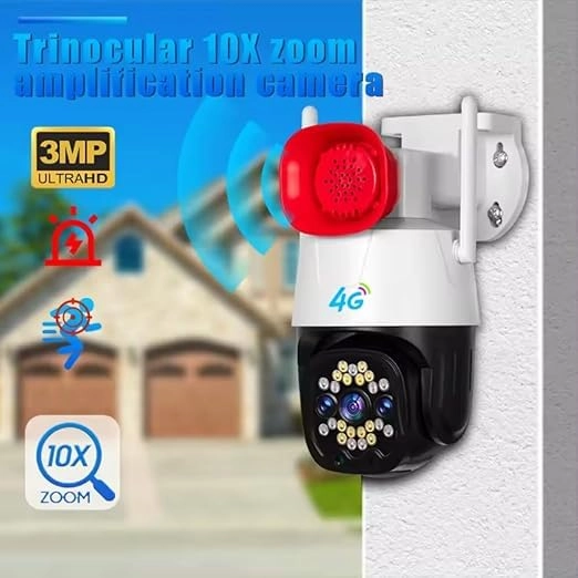 4MP Siren Security Camera