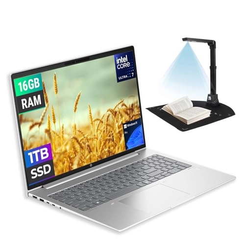 ProBook 460 G11 - 16'' Core Ultra 7 16GB DDR5 1TB NVMe SSD + First Wave Document Scanner