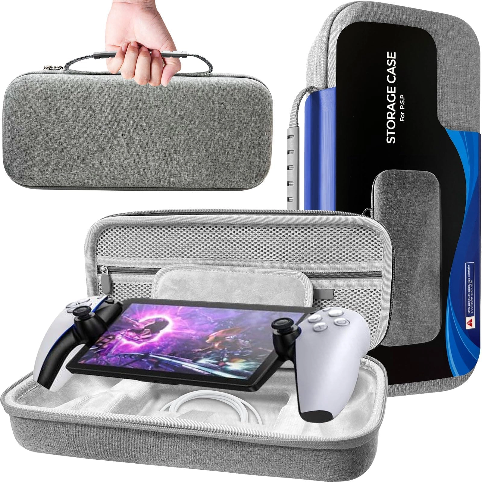 Aputue Carrying Case for Playstation Portal Remote Player - Hard EVA Shockproof